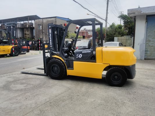 1200 mm longitud de la horquilla Komatsu FD50 5 toneladas diésel de la horquilla Japón 5t Usado de la horquilla Longhua