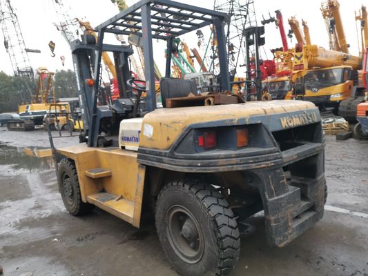 Camioneta elevadora de 5 t Komatsu con cilindro 1200 mm Largo del tenedor 2.7*1.2*2.1m Dimensiones generales