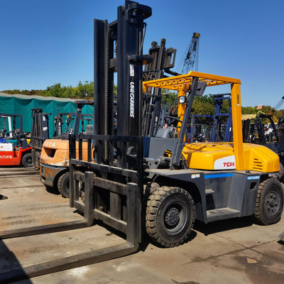 Excelente estado 2019 TCM 7ton Forklift FD70 para trabajos de construcción y pallet jack
