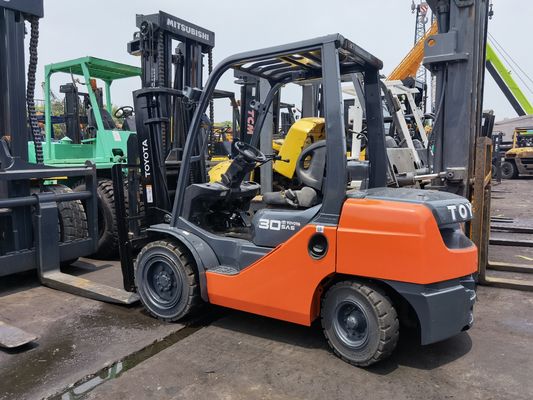 3000 kg Motor de gasolina Toyota 8F30 Elevadora hidráulica diesel para cargas pesadas