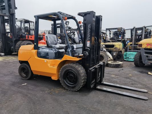 Hacer Toyota 5 toneladas de montacargas usadas FD50 7f50 8f30 3 toneladas de montacargas 5 toneladas de diésel montacargas