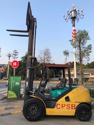 Camión elevador de 3 toneladas japonés Komatsu FD30/FD20/FD25/FD35/FD40/FD50 con fuente de energía manual