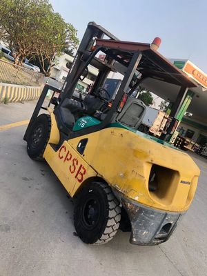 Camión elevador diésel Komatsu Fd30 usado de 3 toneladas con motor opcional y anchura de horquilla de 1200 mm