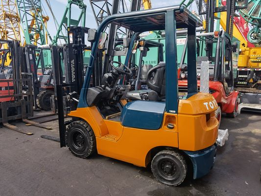 Toyota FD15 carretilla elevadora de 1,5 toneladas carretilla elevadora usada con ancho de horquilla de rutina en buenas condiciones