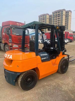 Motor original TOYOTA elevadora de horquilla usada Toyota 7FD50 3TON 4TON 5TON para operaciones sin problemas