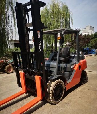 4500 KG ancho del tenedor Routine Sino Jac Diesel carretilla elevadora CPC30 con aire acondicionado