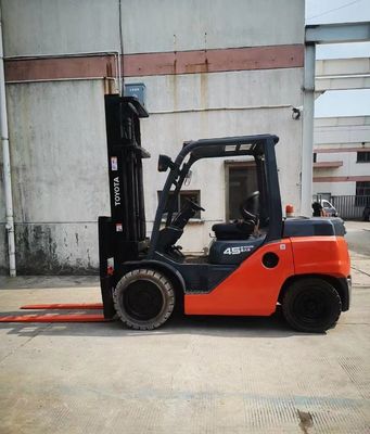 4500 KG ancho del tenedor Routine Sino Jac Diesel carretilla elevadora CPC30 con aire acondicionado