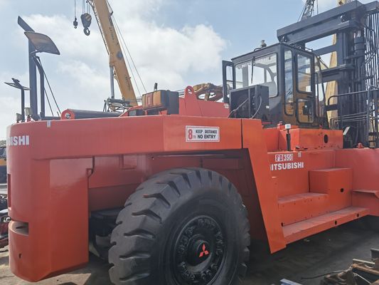 35t Mitsubishi FD350 35 toneladas carretilla elevadora para tiendas de materiales de construcción longitud del tenedor 3254mm