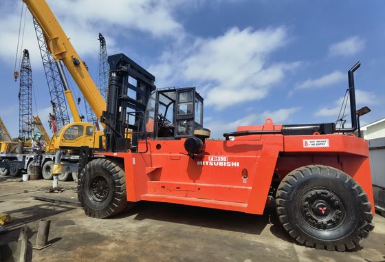 Camión de montacargas Mitsubishi FD350 de 35 t usado para tiendas de materiales de construcción 15-25 toneladas de diesel