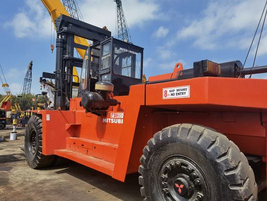 Camión de montacargas Mitsubishi FD350 de 35 t usado para tiendas de materiales de construcción 15-25 toneladas de diesel