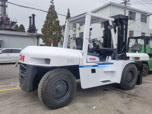 100 toneladas Toyota Usado de carretillas elevadoras en Japón Original Japón 10 toneladas Gran carretilla elevadora TCM FD100