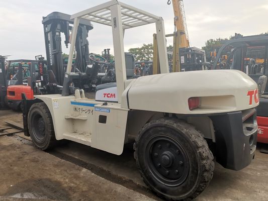 Camioneta elevadora de 10 toneladas TCM FD100 con motor diésel en Shanghai Japón Tiendas de prendas usadas y confección