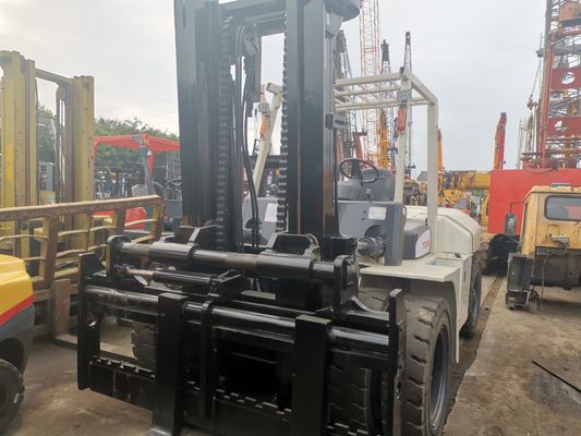 Camión elevador diésel de 10 toneladas con motor ISUZU tecnología TCM y ancho de tenedor de rutina