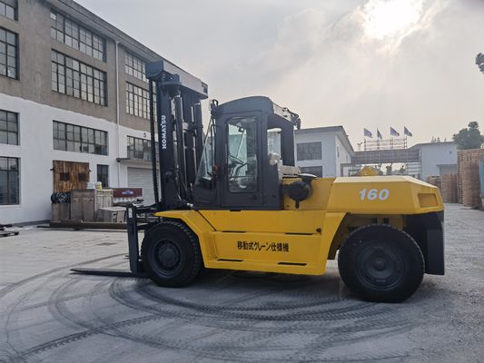 Komatsu FD160 16 toneladas de diésel elevadora elevadora de segunda mano Condición usada para el hogar Ancho de tenedor 1200mm
