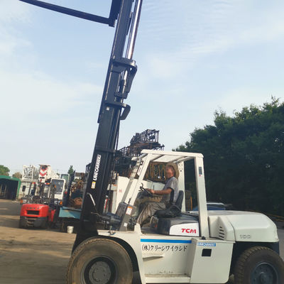 Camioneta elevadora diésel TCM FD100 de segunda mano de 10 toneladas para operaciones y eficiencia de bebidas alimenticias