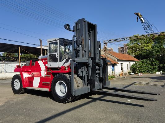 Largura de la horquilla Rutinario utilizado Kalmar 25 toneladas Contenedor alcanza apilador con posicionador de horquilla
