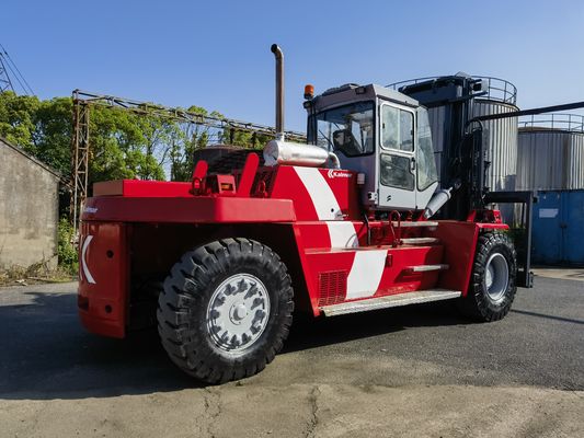 Largura de la horquilla Rutinario utilizado Kalmar 25 toneladas Contenedor alcanza apilador con posicionador de horquilla
