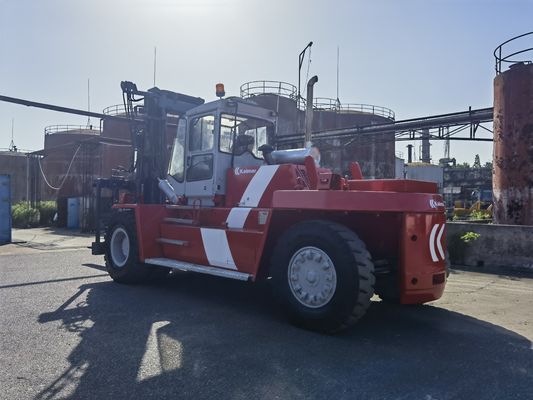 Largura de la horquilla Rutinario utilizado Kalmar 25 toneladas Contenedor alcanza apilador con posicionador de horquilla