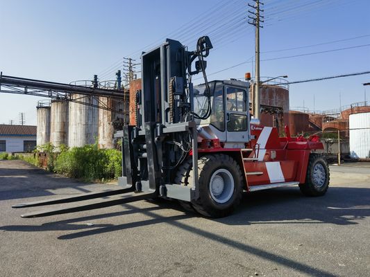 Largura de la horquilla Rutinario utilizado Kalmar 25 toneladas Contenedor alcanza apilador con posicionador de horquilla