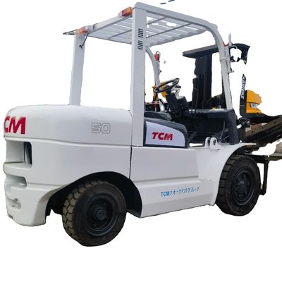 Camión elevador de 5 toneladas TCM FD50 de segunda mano con motor diesel de bajo consumo de combustible