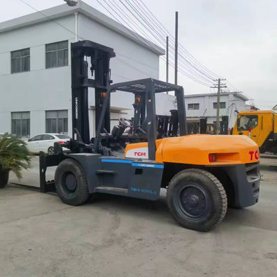 Peso KG 10000 kg en buen estado Tcm 10Ton carretilla elevadora FD100 Empilador usado original de Japón