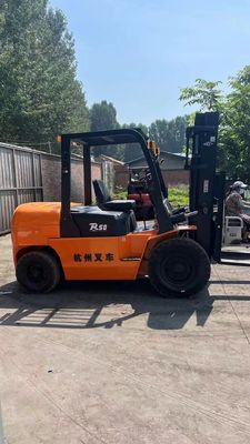 Hangcha R100 R30 carretilla elevadora diésel 5000 kg para operaciones de almacén en tiendas de ropa