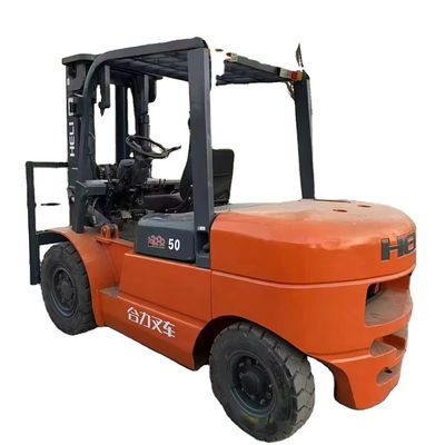 Helicóptero de 3 etapas CPCD50 Capacidad de montacargas usadas de 5 toneladas para ahorrar costes en la planta de fabricación