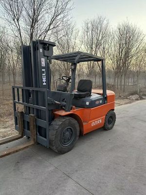Helicóptero de 3 etapas CPCD50 Capacidad de montacargas usadas de 5 toneladas para ahorrar costes en la planta de fabricación