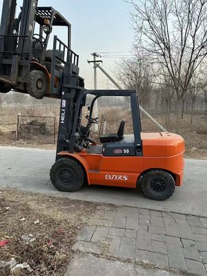 Helicóptero de 3 etapas CPCD50 Capacidad de montacargas usadas de 5 toneladas para ahorrar costes en la planta de fabricación