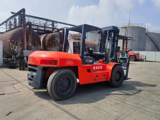 Helicóptero FD100 10 toneladas Camión elevador usado 10000 kg Peso Fuente de energía del motor diesel