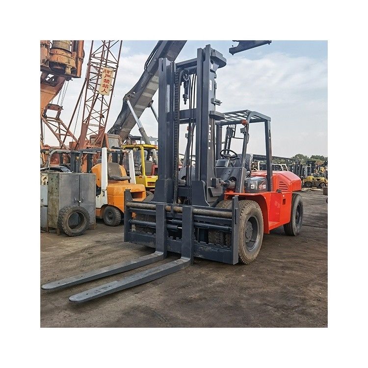 Elevadora elevadora con motor diesel de 10 toneladas de 2012 con capacidad de 10000 kg y longitud de tenedor de rutina