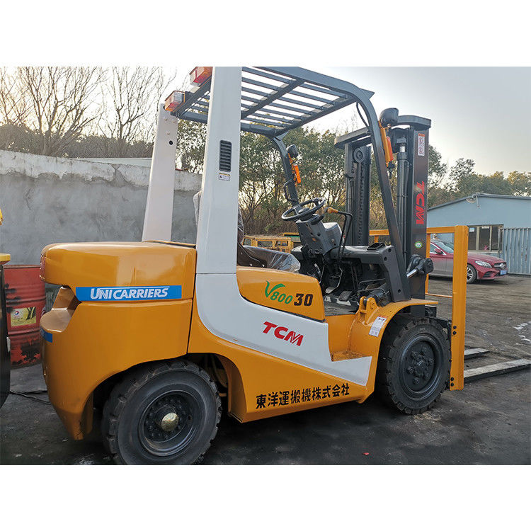 Ancho de horquilla de rutina TCM 3 toneladas 3.5 toneladas carretilla diésel con motor ISUZU YANMAR MISUBISHI