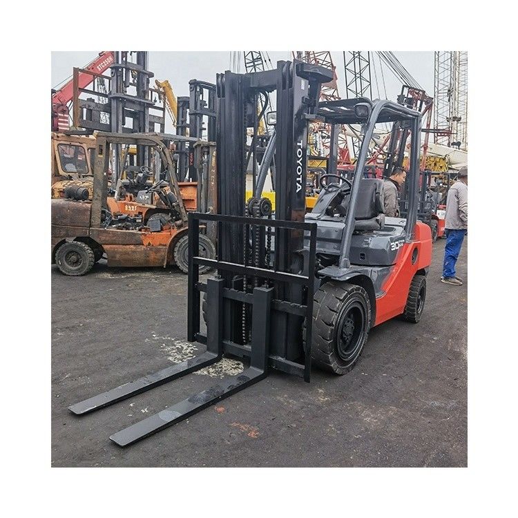 Fabricación de carretillas elevadoras diésel de 3,5 toneladas con camión de paletas semilevadora y ancho de horquilla de rutina