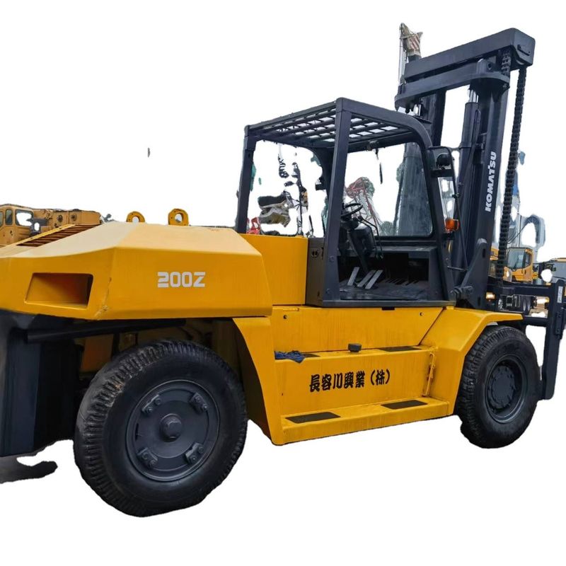 Komatsu 100% Japón FD200 original de 20 toneladas carretilla elevadora de segunda mano con anchura de horquilla de 550 mm