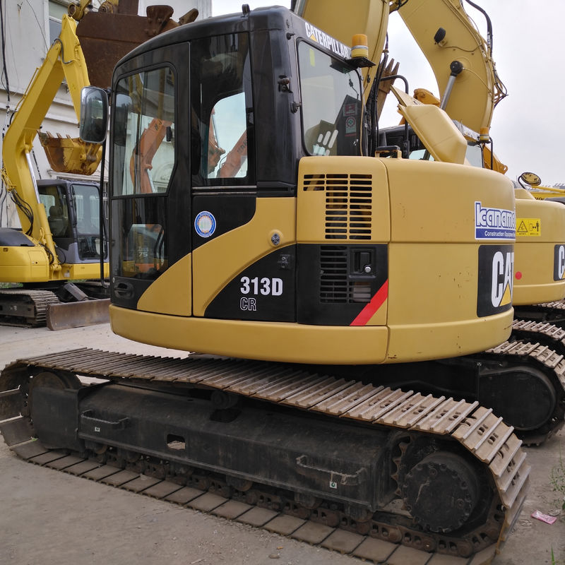 13TON de segunda mano Caterpillar 313D Excavadora Usada Cat 312D 313D Excavadora de rastreo en Shanghai