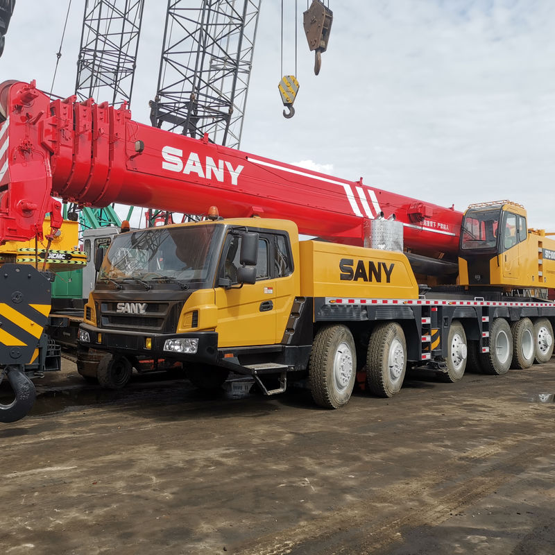 Grúa móvil de 100 toneladas Sany STC1000 con bomba hidráulica original y 0-2000 horas de trabajo