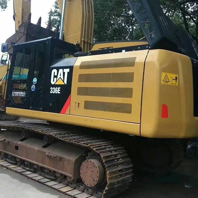 CAT 336E Excavadora hidráulica usada para construcción de ingeniería en buen estado
