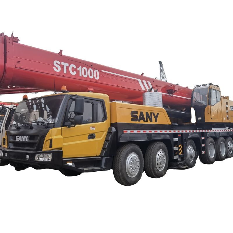 Granas para camiones de 100 toneladas SANY STC1000 con capacidad de 220 toneladas y válvula hidráulica original