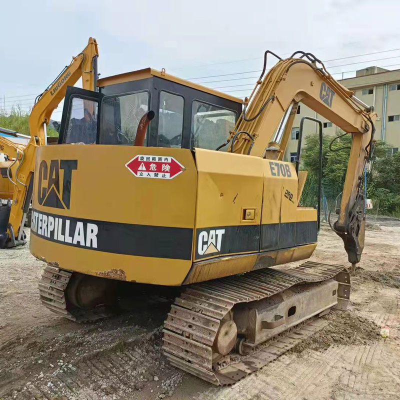 Mini Caterpillar Maquinaria de movimiento de tierra Excavadora de rastreo CAT E70B usada para 2020