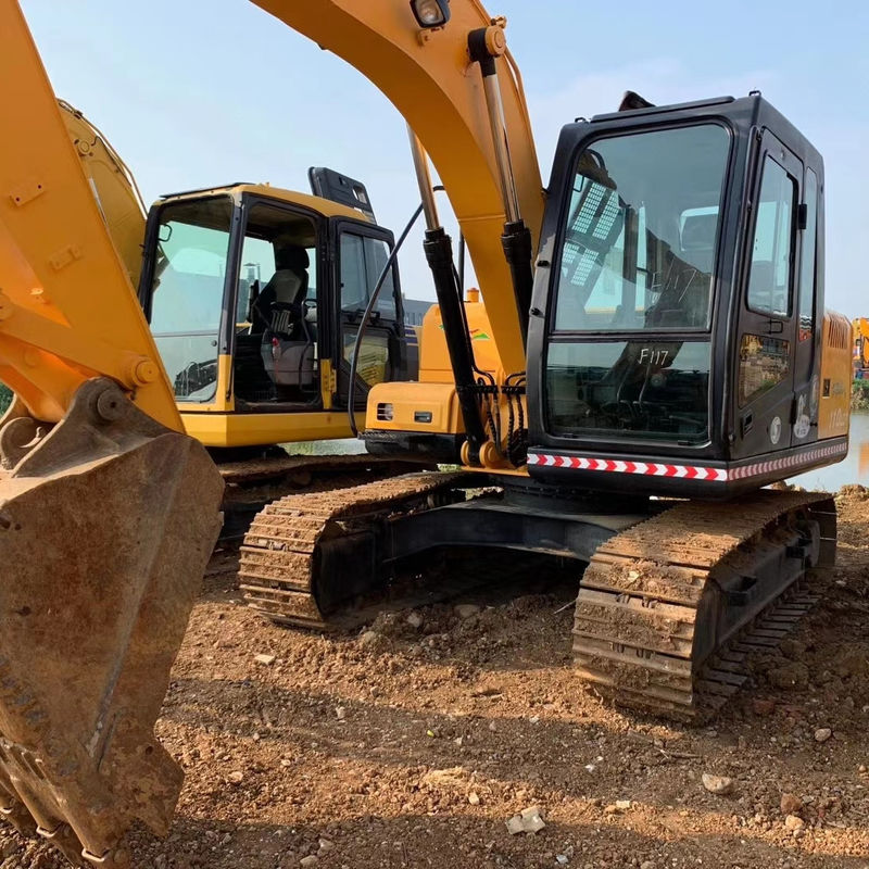 Excavadora Hyundai 110 110-7 de segunda mano con válvula hidráulica original de 11 toneladas de peso operativo