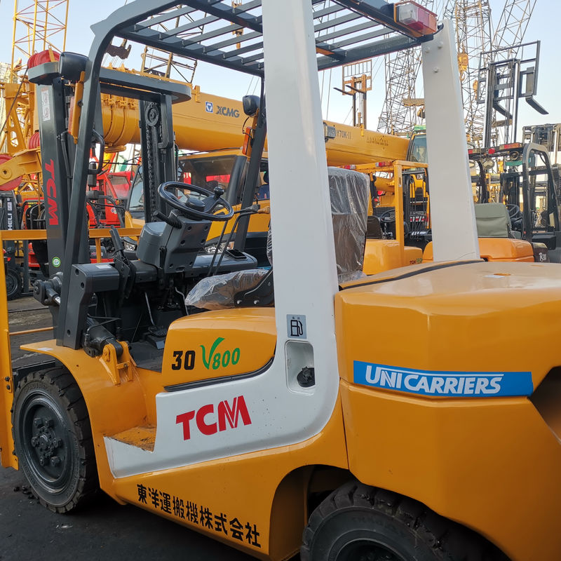1200 mm de anchura de horquilla TCM 3 toneladas 3.5 toneladas de diésel carretilla elevadora con motor ISUZU YANMAR MISUBISHI