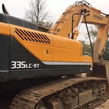 Hyundai 335LC-9 de segunda mano Excavadora 4m3 Capacidad de cubo y válvula hidráulica original