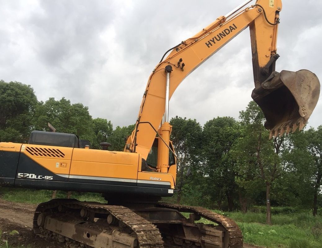 Peso de funcionamiento de 52TON Excavadora Hyundai 520-9 con cilindro hidráulico original