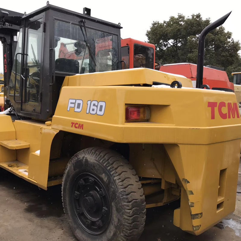 Elevadora elevadora diésel de 16 toneladas y 20 toneladas en buenas condiciones y de TCM para ancho de horquilla de rutina