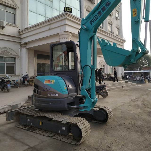 Altura de elevación máxima 44m 2021 Japón 5.5 toneladas KOBELCO SK55 SK55SR-3 Mini Excavadora