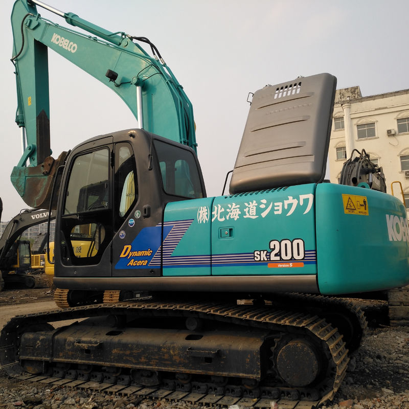 Excavadora Kobelco SK200 de Japón con 0-2000 horas de trabajo y carga de elevación máxima de 3 toneladas