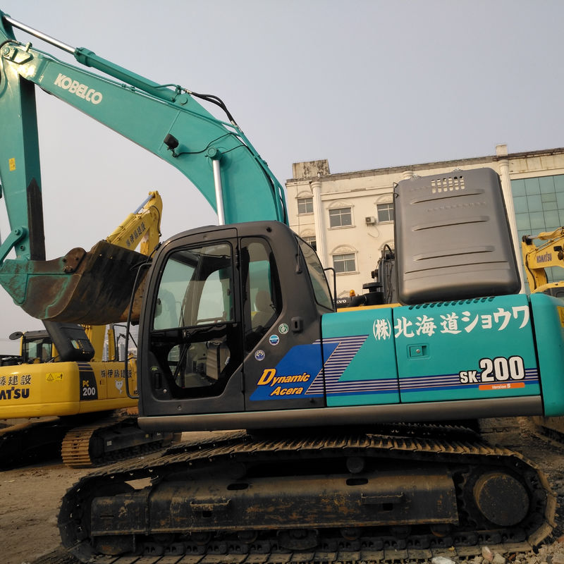 Capacidad de carga nominal de 3 toneladas Kobelco SK200 Excavadora asequible Excavadora usada de 20 toneladas