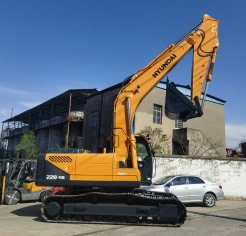 20 toneladas de peso de operación Excavadora Hyundai 220LC-9S original de segunda mano para envío rápido