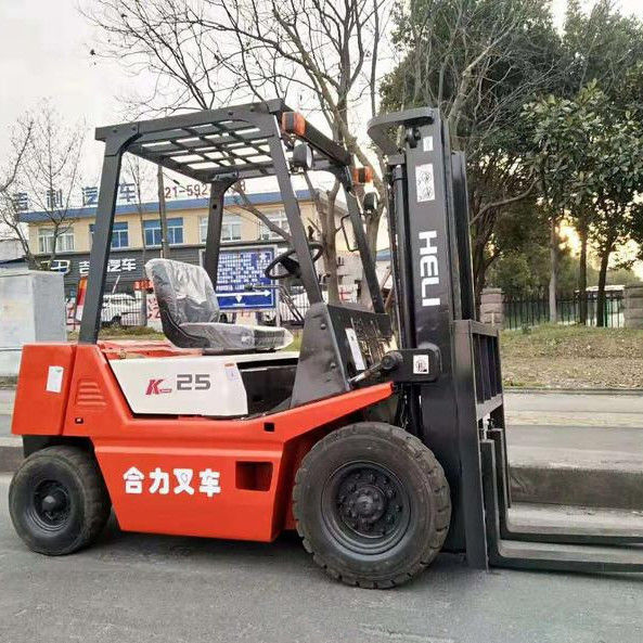 Helicópteros K25 2500kg-3500kg Capacidad 3m-6m Triplex Mast GLP / Gasolina Cambiador lateral