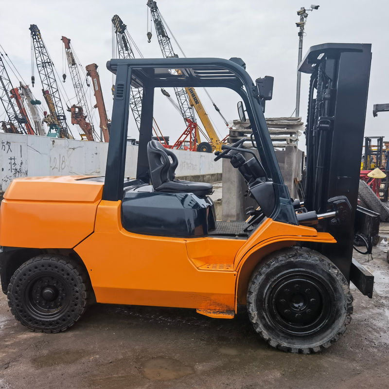 Toyota 7F50 de segunda mano 3 toneladas 5 toneladas 7 toneladas Banda japonesa con ancho de tenedor de rutina